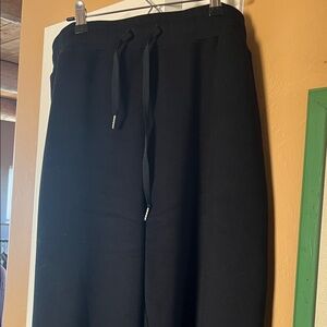 Women’s wide leg Black Athleisure Pants
